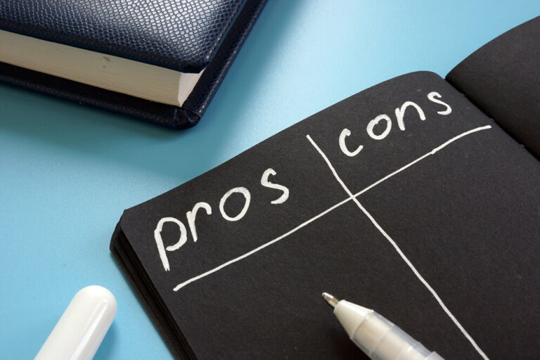 pros and cons list